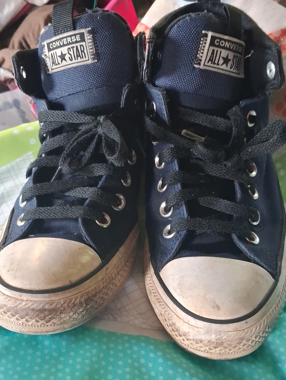 Converse All Star Navy Blue High-Top Sneakers
